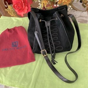 TODAY ONLY BRUNO MAGLI Made in Italy, leather.  shoulder and crossbody bag.